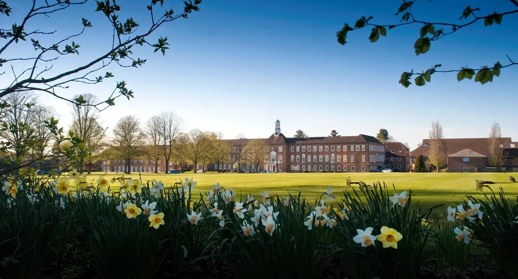 St Swithun's school in Winchester in the summer